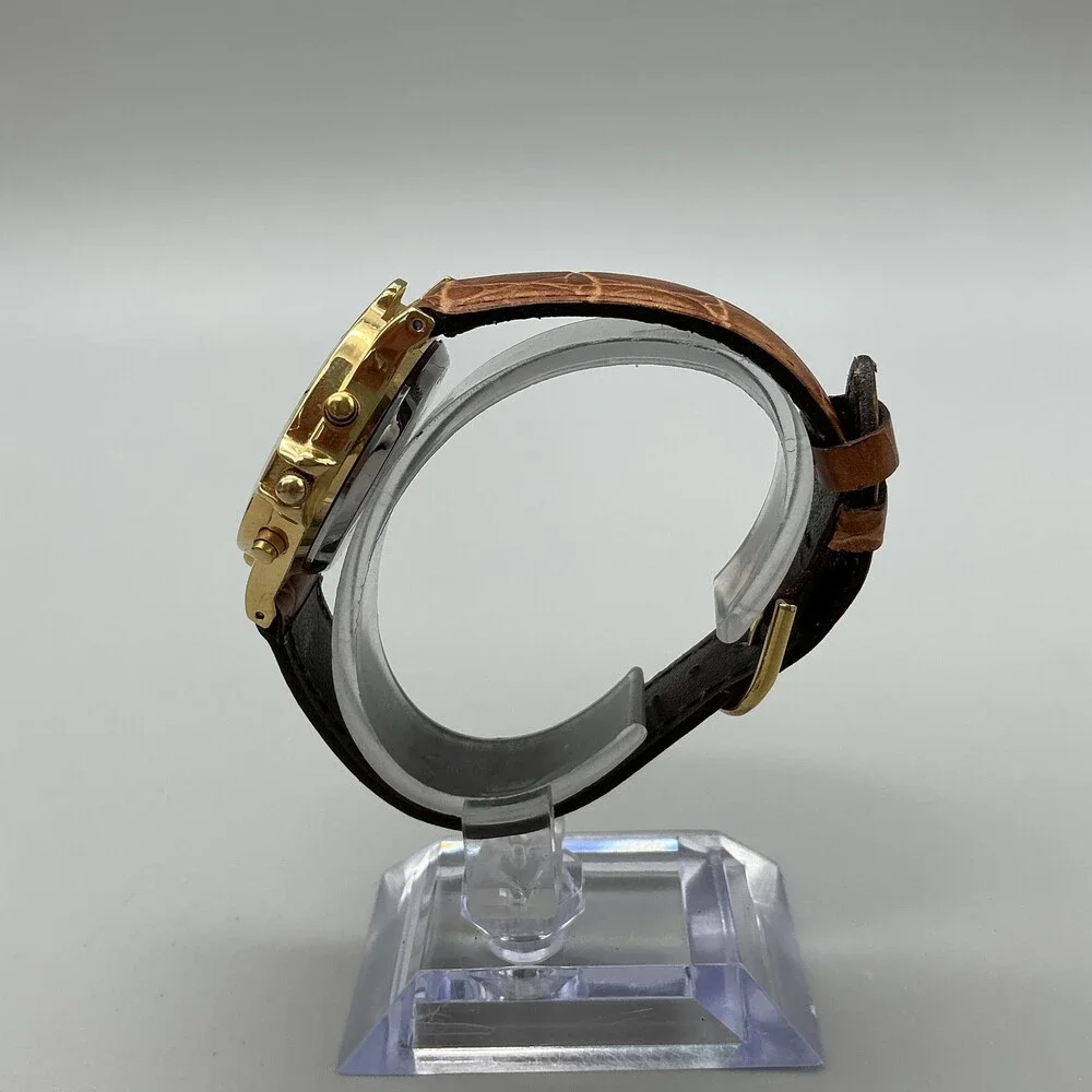 Vintage Armitron We Sing Mens Watch 36mm Taz Musical Dial Gold Tone New Battery